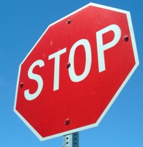 Stop sign
